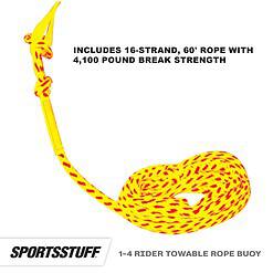Sportsstuff Booster Ball, Towable Tube Rope Performance Ball Dimensions inflated
