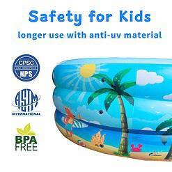 JOSEN Inflatable Pool: Kiddie Fun for All Ages! (94