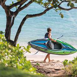 INTEX Challenger Inflatable Kayak Series: Includes Deluxe 86in Kayak Paddles and High-Output Pump
