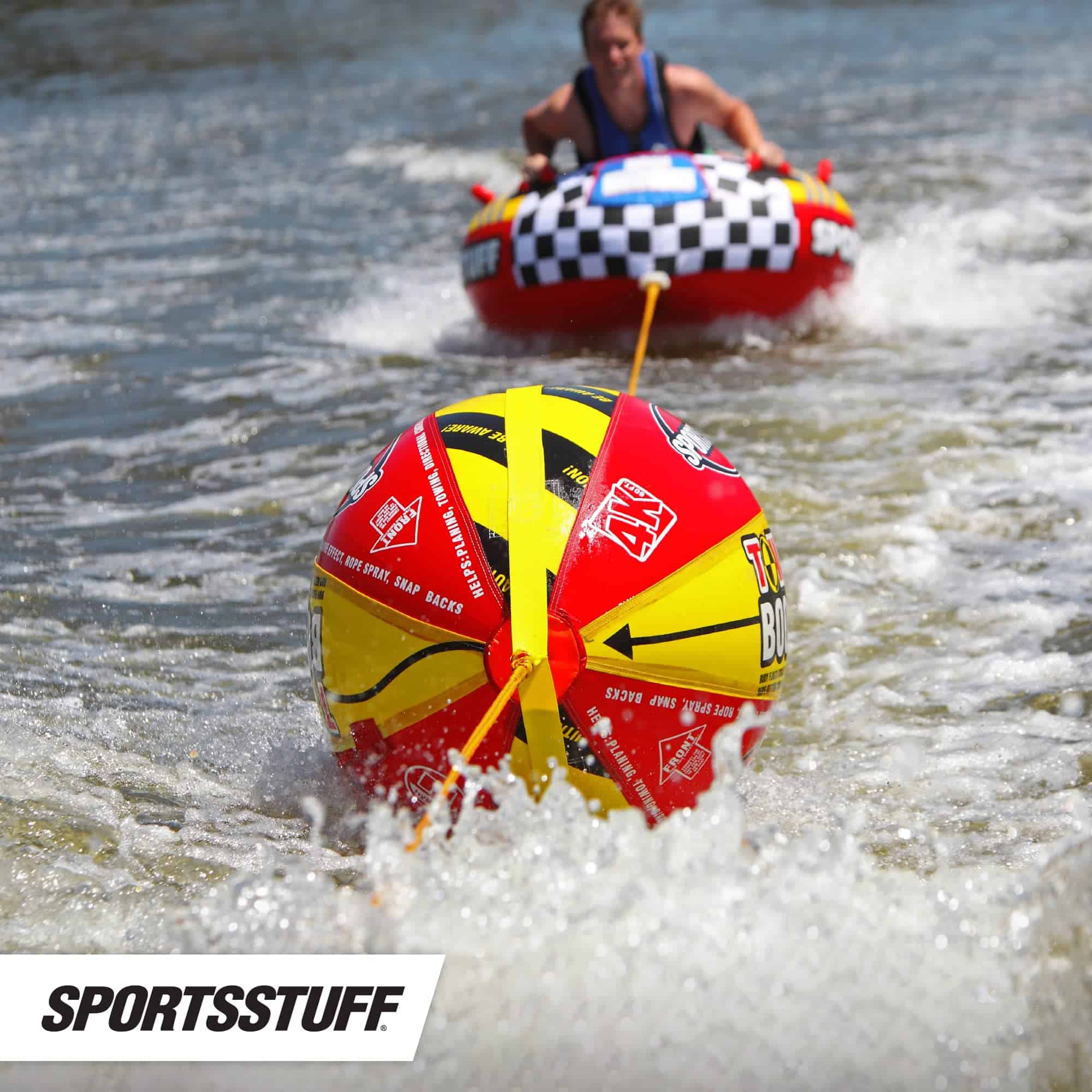 Sportsstuff Booster Ball, Towable Tube Rope Performance Ball Dimensions inflated