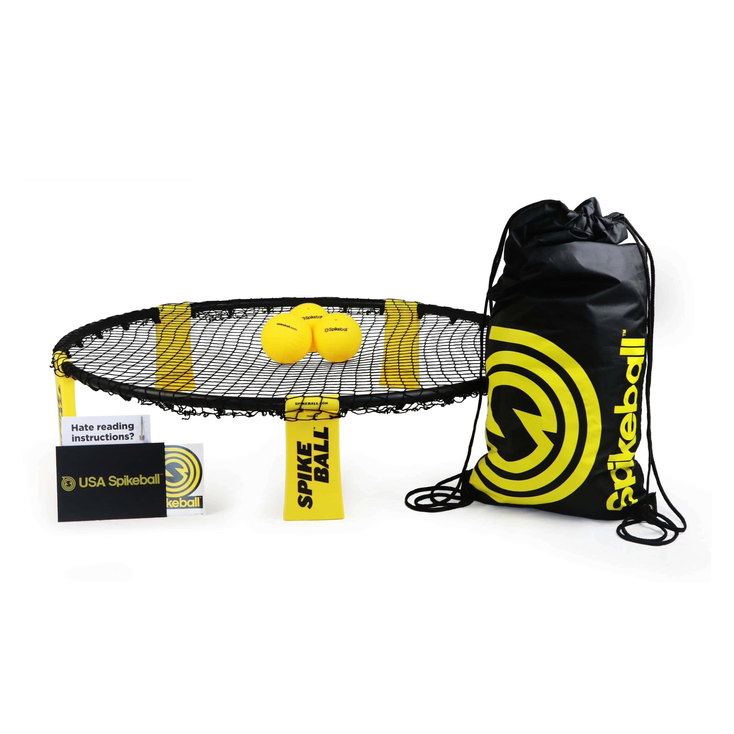 Spikeball 3 Ball Original Roundnet Game Set - Includes 3 Balls, net and Bag