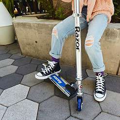 Razor A Kick Scooter for Kids - Lightweight, Foldable, Aluminum Frame, and Adjustable Handlebars