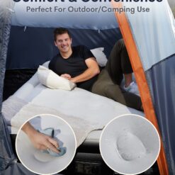 OhGeni Air Mattress Queen with Built-in Pump for Guest, 18