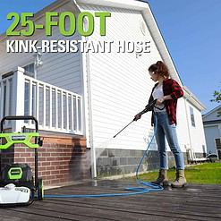 Greenworks 2000 PSI 1.2 GPM Pressure Washer (Open Frame GPW2003) GPW2003