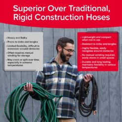 Pocket Hose Copper Bullet (100ft) | Ultra-Strong, Lead-Free Hose with 10 Spray Patterns