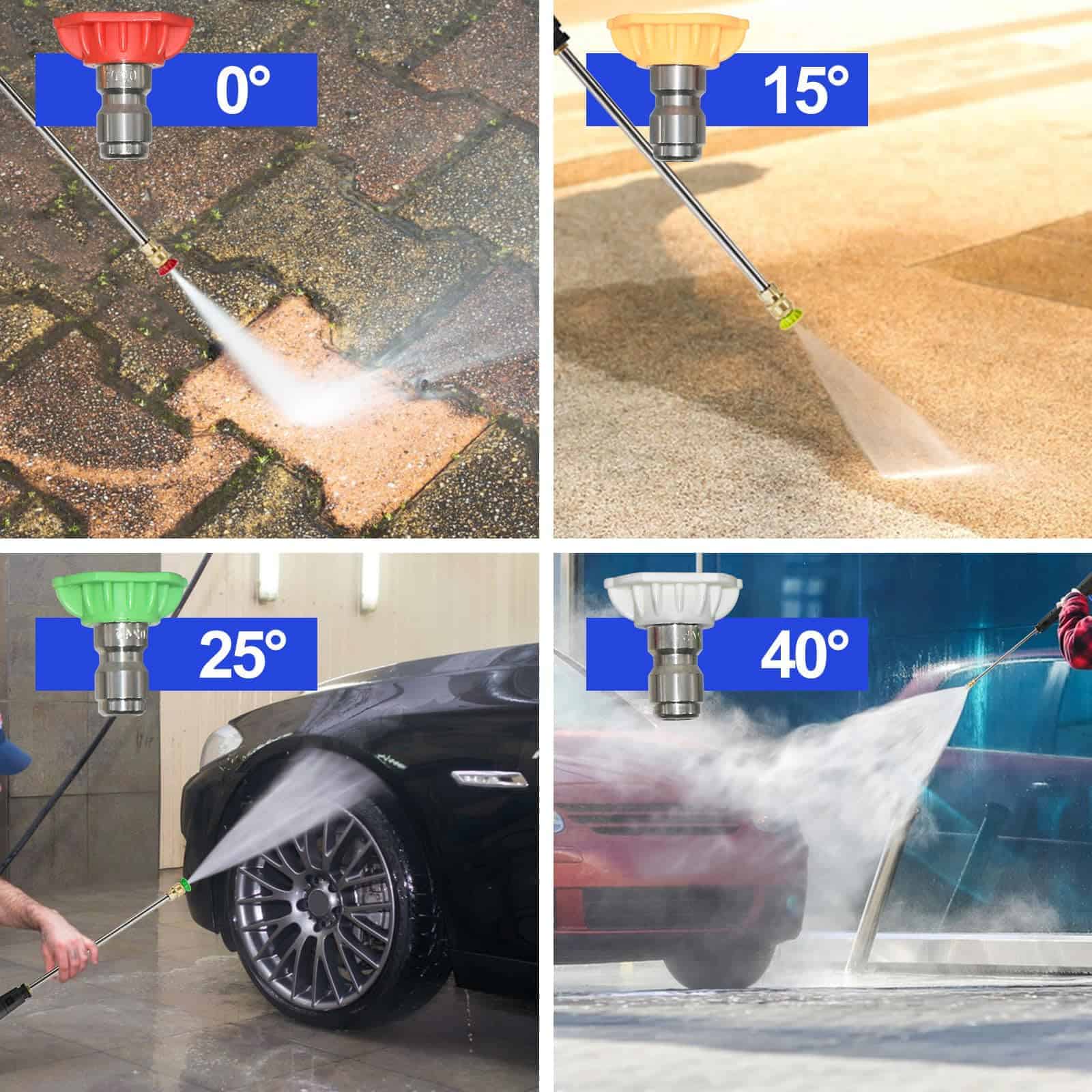 ZHUOLIN 4200 PSI 2.8 GPM Pressure Washer Powered - Electric Power Washer for Cars Washing with 25FT Pressure Hose, Blue