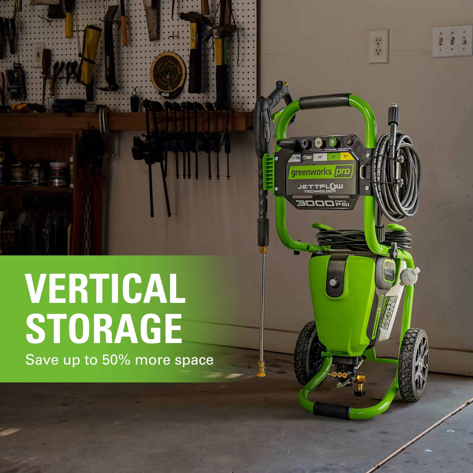 Greenworks 3000 PSI (1.1 GPM) TruBrushless Electric Pressure Washer (PWMA Certified)