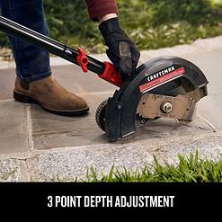 Craftsman 20V Edger Lawn Tool, Cordless Trencher, Bare Tool Only (CMCED400B)