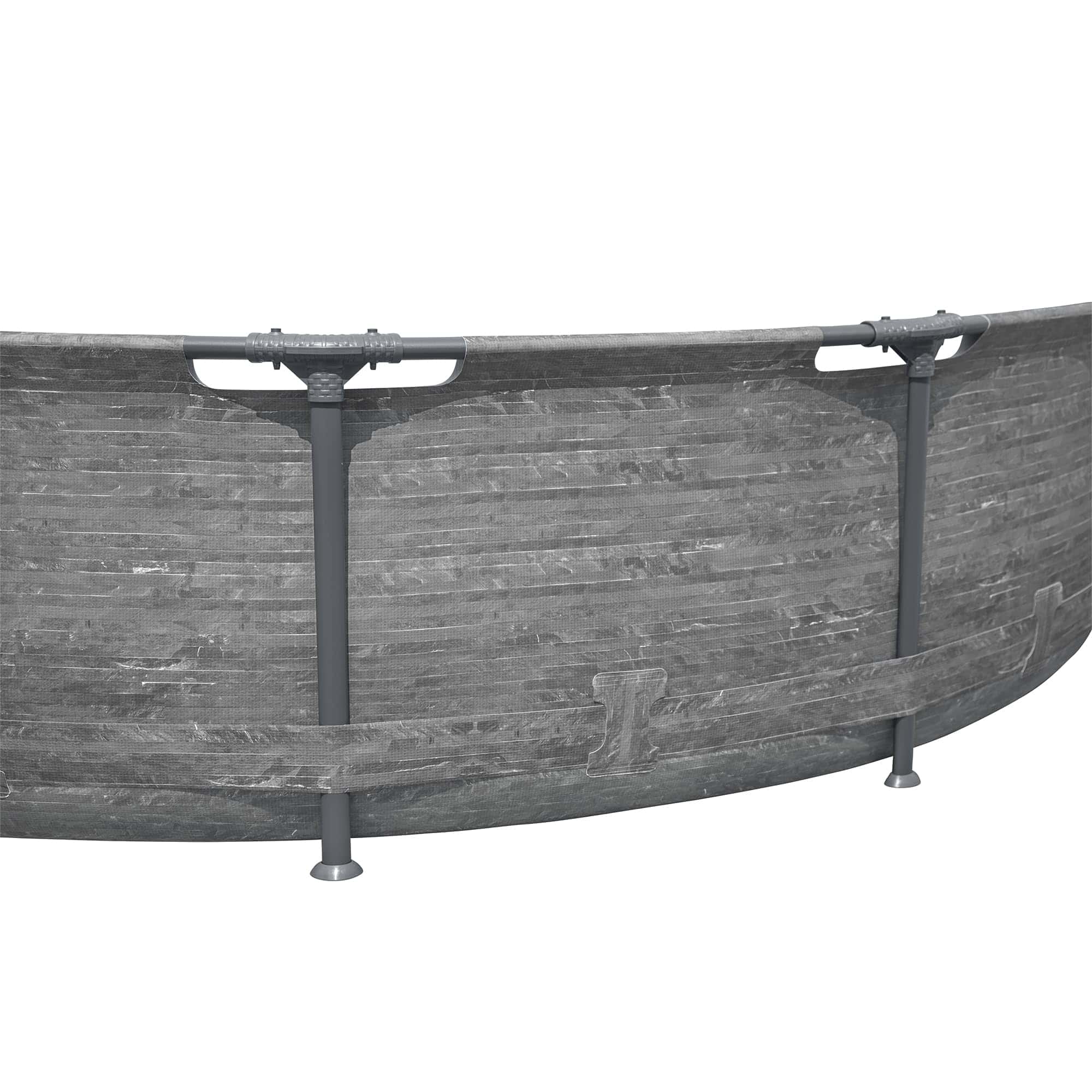 Bestway Steel Pro MAX 12' x 30" Round Above Ground Swimming Pool Set Outdoor Metal Frame Family Pool with Liner and Filter Pump, Gray