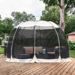 Alvantor Screen Room (6'x6'), Instant Bug & Sun Protection, Beige