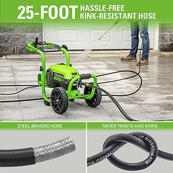 Greenworks 3000 PSI (1.1 GPM) TruBrushless Electric Pressure Washer (PWMA Certified)