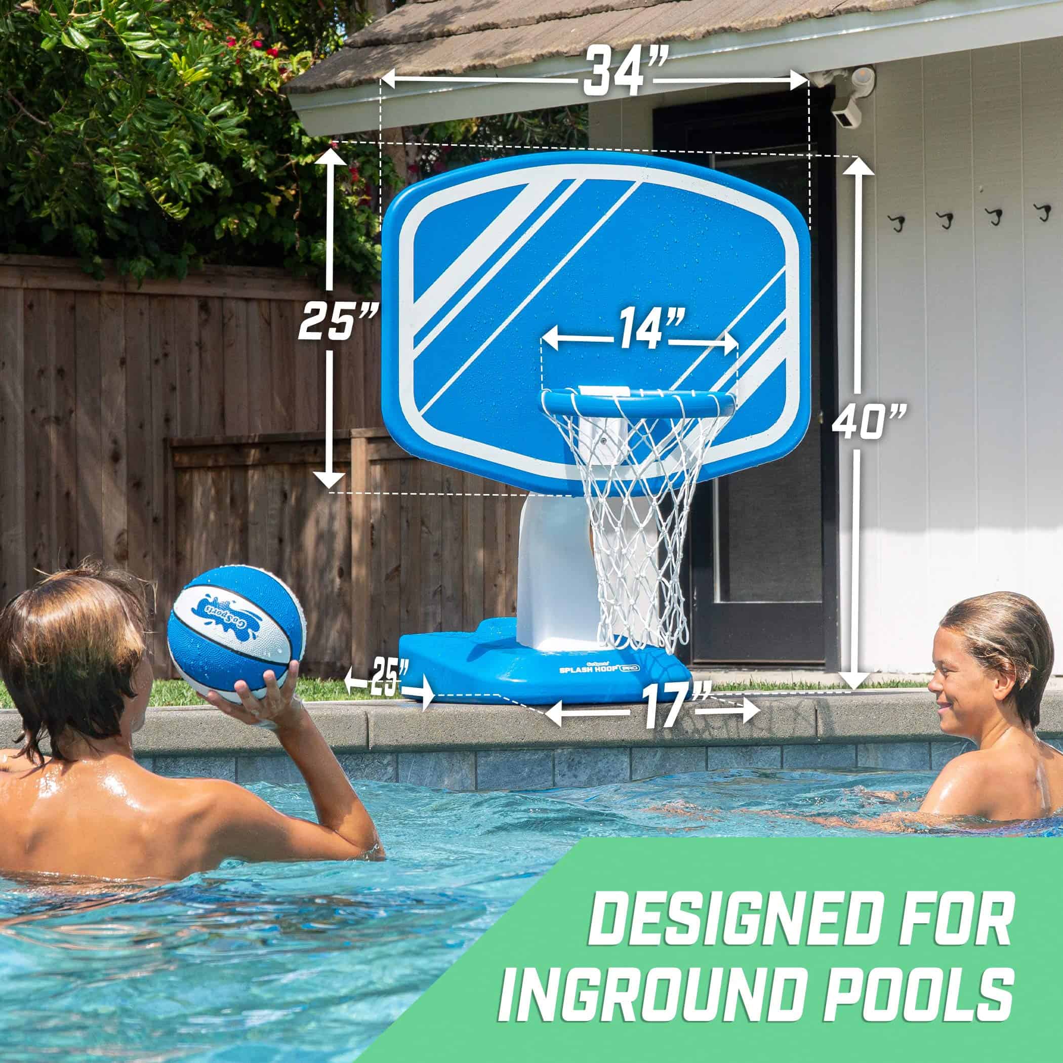 GoSports Splash Hoop Swimming Pool Basketball Game