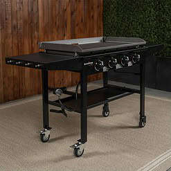 Blackstone 36” Griddle Cooking Station | 4 Burner Flat Top Grill | Propane Fueled