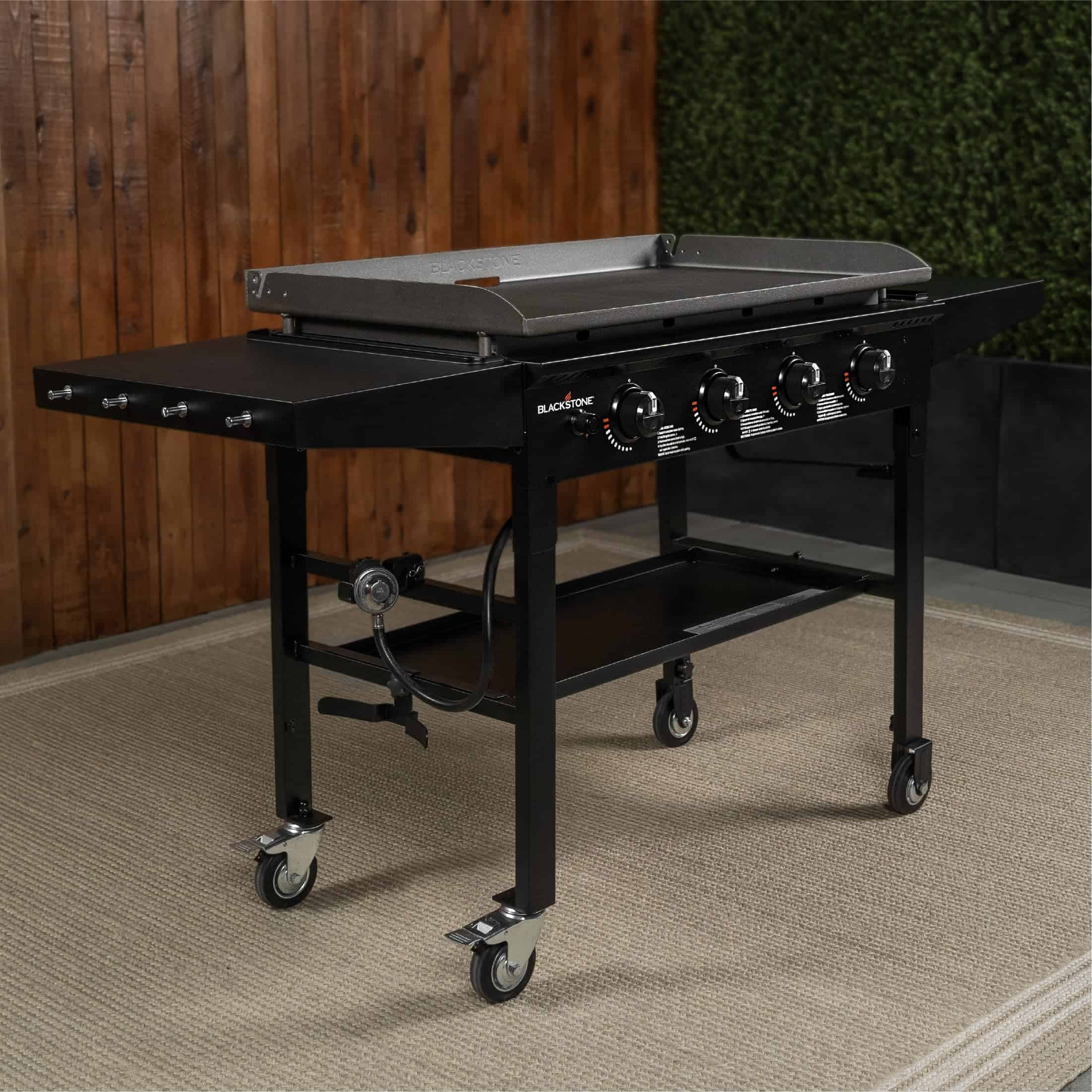 Blackstone 36” Griddle Cooking Station | 4 Burner Flat Top Grill | Propane Fueled