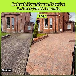 PowRyte Electric Pressure Washer, Brass Foam Cannon, 4 Different Pressure Tips, Power Washer, 4200 PSI 2.6 GPM