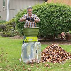 Sun Joe 13-Amp Electric Leaf Shredder (16:1 Reduction) | Up to 55 Gallons/Minute