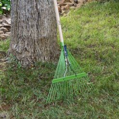 Ames 2915600 54 in. Wood Handle 22-Tine Steel Leaf Rake