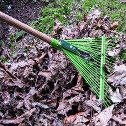Ames 2915600 54 in. Wood Handle 22-Tine Steel Leaf Rake