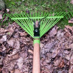 Ames 2915600 54 in. Wood Handle 22-Tine Steel Leaf Rake