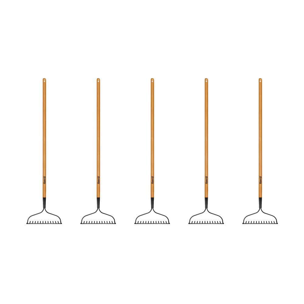 Anvil 78115-941 5-Piece 14-Tines Bow Rake Garden Tool Set