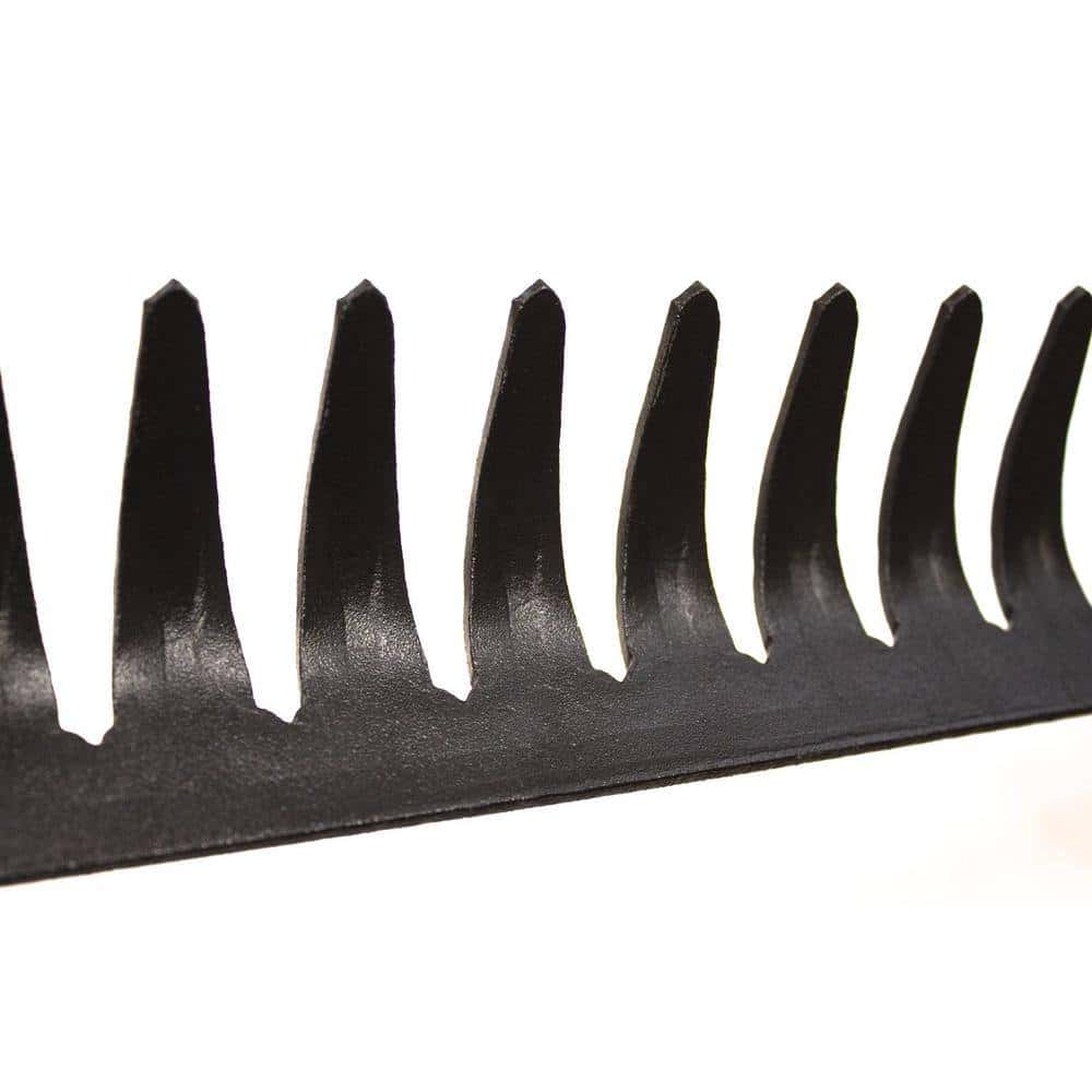 Bully Tools 92309 16 in. Bow Rake with 58 in. Fiberglass Handle