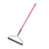 Bully Tools 92309 16 in. Bow Rake with 58 in. Fiberglass Handle