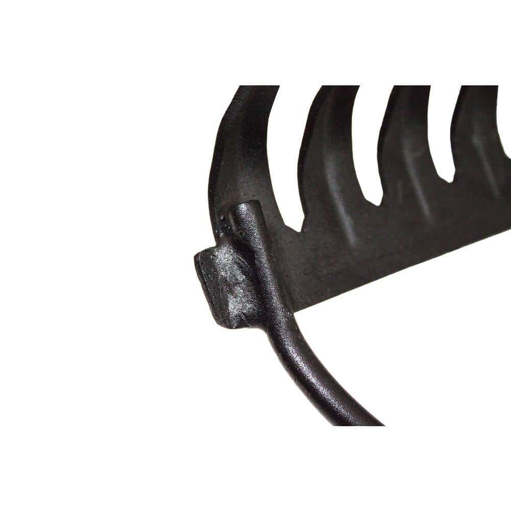 Bully Tools 92309 16 in. Bow Rake with 58 in. Fiberglass Handle