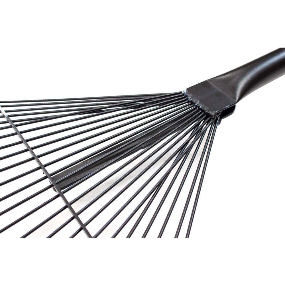 Bully Tools 92312 24-Tine Leaf and Thatching Rake with Fiberglass Handle