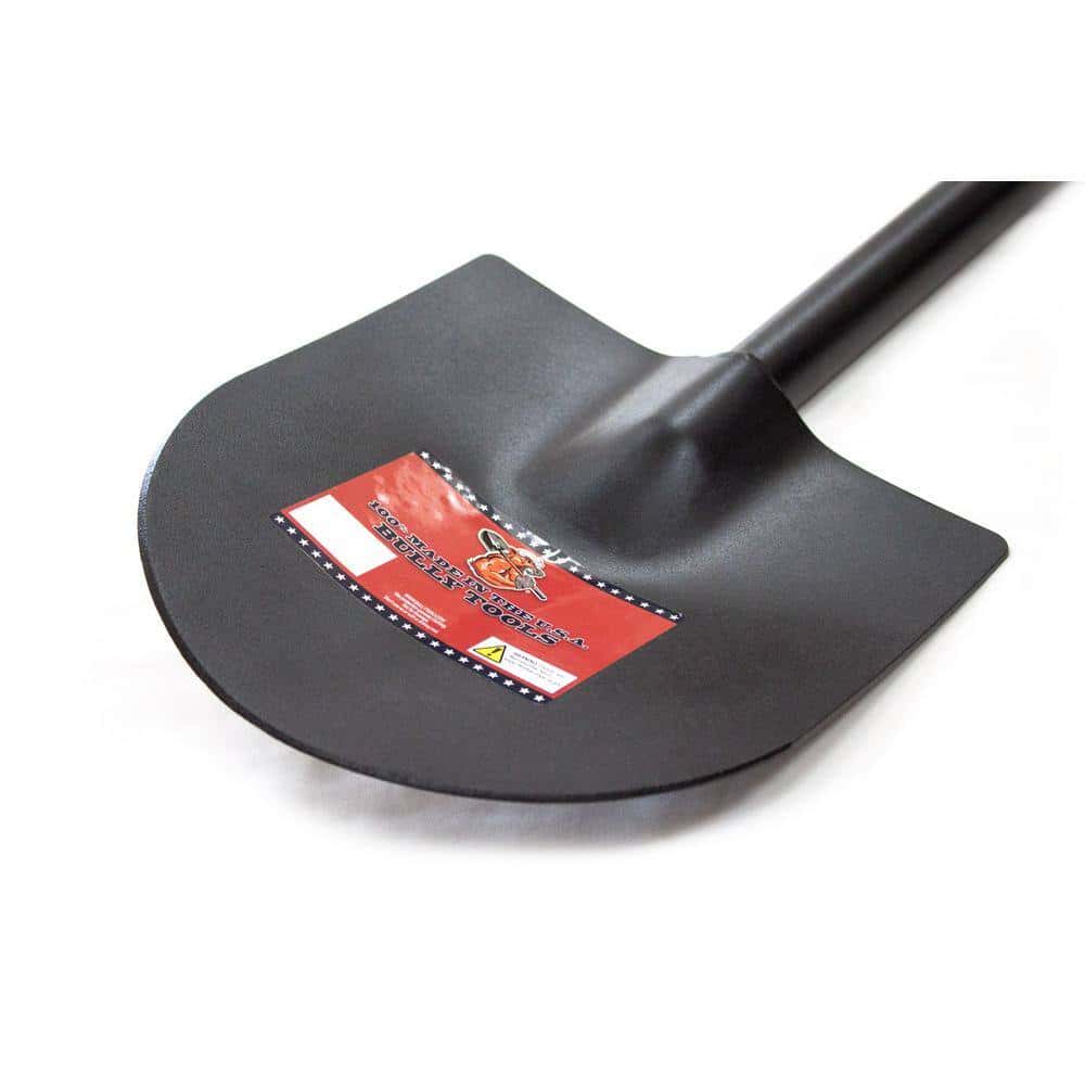 Bully Tools 92702 12-Gauge Weighted Caprock/Pony Shovel with Fiberglass Long Handle