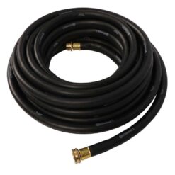 Continental 20258074 Premium 5/8 in. Dia x 50 ft. Commercial Grade Rubber Black Water Hose