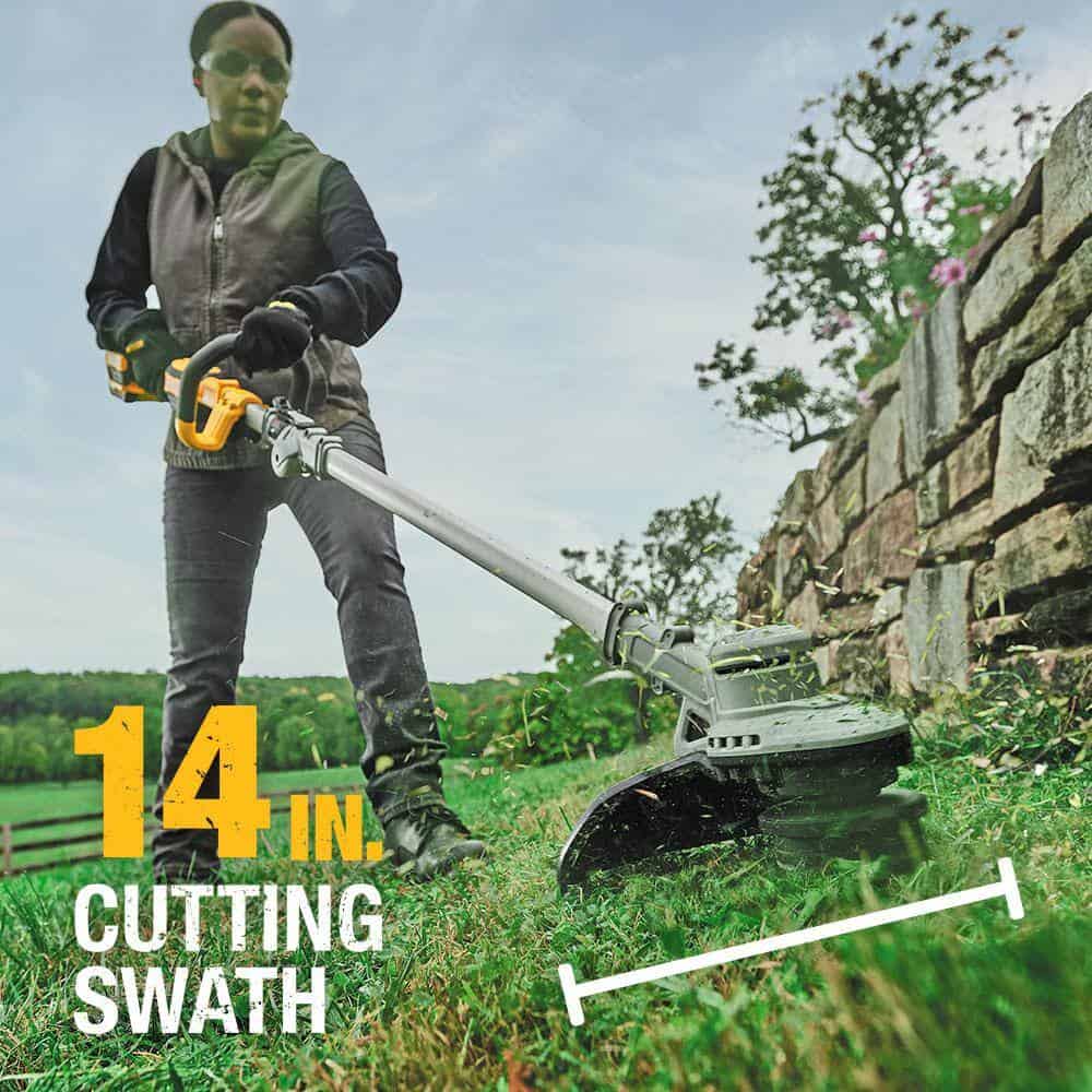 DEWALT DCST922B 20V MAX 14 in. Brushless Cordless Battery Powered Foldable String Trimmer (Tool Only)