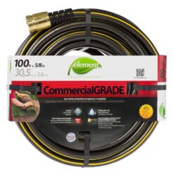 Element ELIH58100CC CommercialGrade 5/8 in. x 100 ft. Heavy Duty Contractor Water Hose
