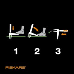 Fiskars 339950-1001 34in Stand up 4 Claw Garden Weeder