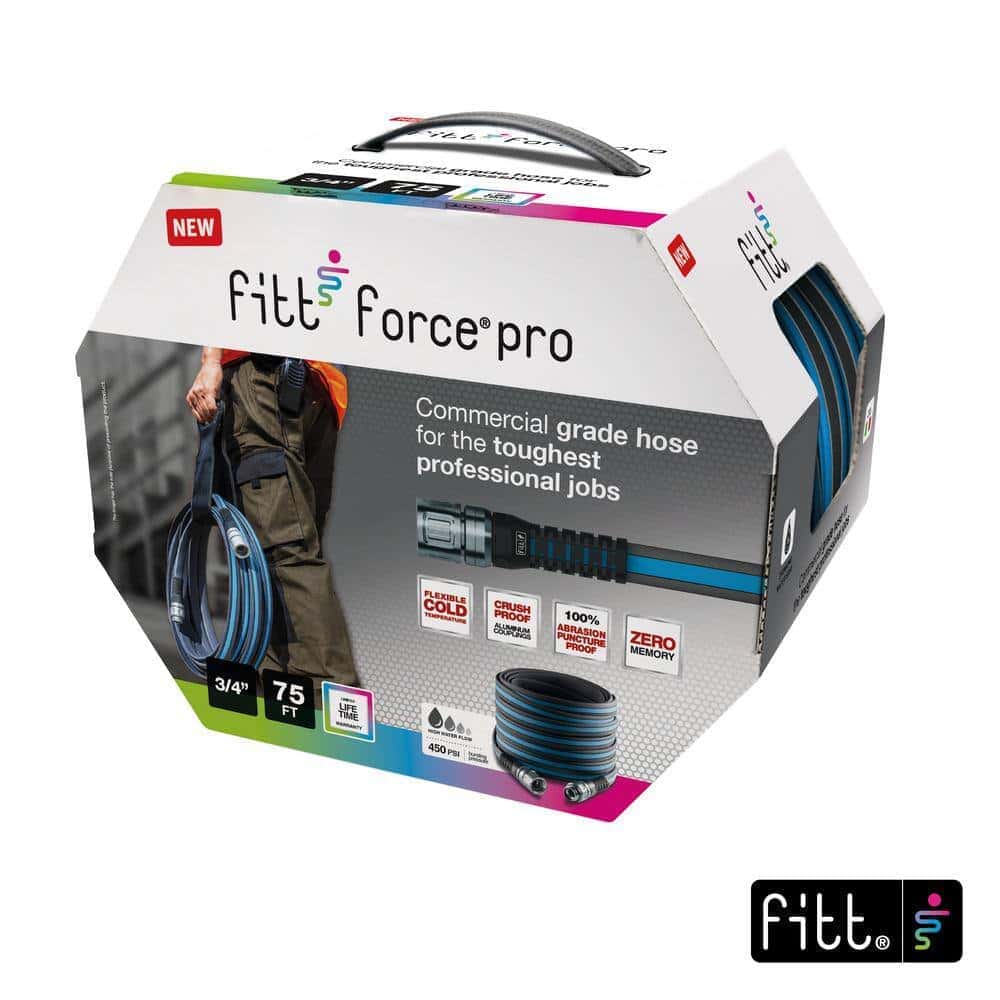 fitt FFP53475 3/4 in. x 75 ft. Heavy-Duty Commercial Grade Water Hose
