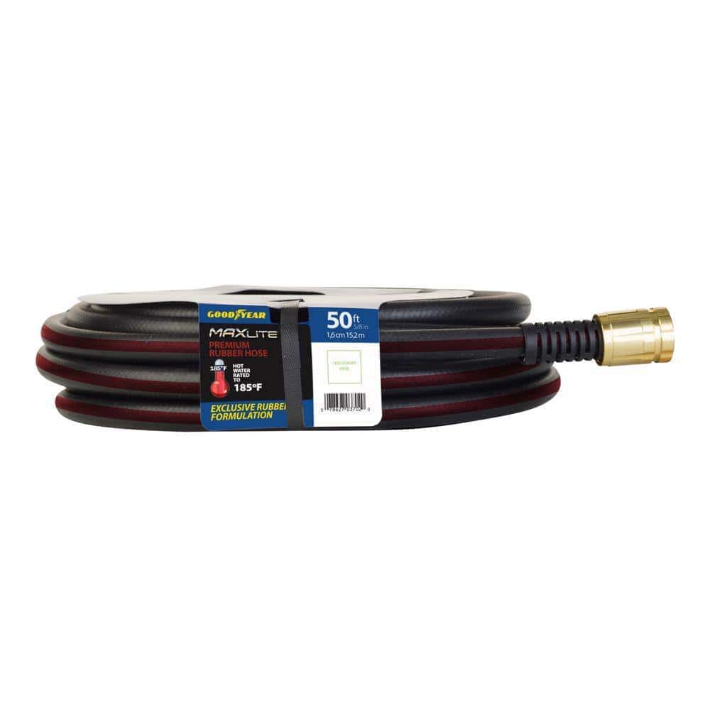 Goodyear CGYTSGC58050 MAXLite 5/8 in. x 50 ft. Premium Duty Rubber+ Water Hose