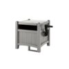 Suncast 7029956 100 ft. Hose Hideaway Dove Gray