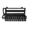 Husky H2DDIMP11PCS 1/2 in. Drive SAE 6-Point Impact Socket Set with Storage Case (11-Piece)