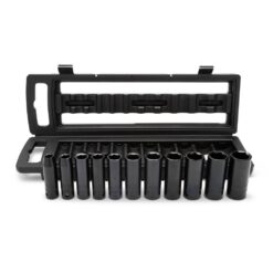 Husky H2DDIMP11PCS 1/2 in. Drive SAE 6-Point Impact Socket Set with Storage Case (11-Piece)