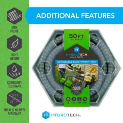 Hydrotech 8989 5/8 in. Dia. x 50 ft. Burst Proof Expandable Garden Water Hose