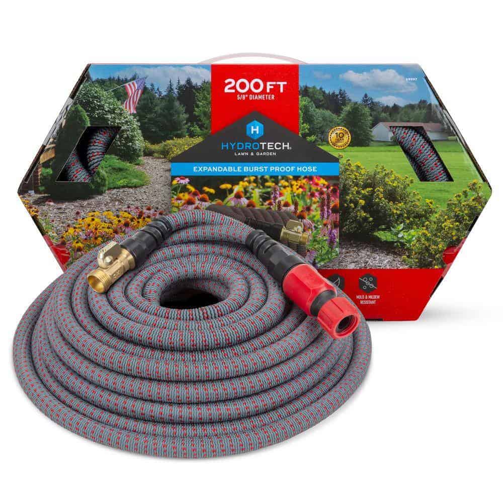 Hydrotech 8997C3 5/8 in. Diameter x 200 ft. Burst Proof Expandable Garden Water Hose
