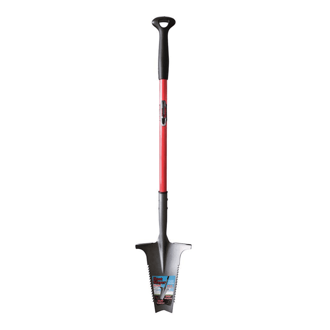 Radius Garden 22311-21 31 in. Fiberglass Handle 40 in. Root Slayer Carbon Steel Nomad Shovel