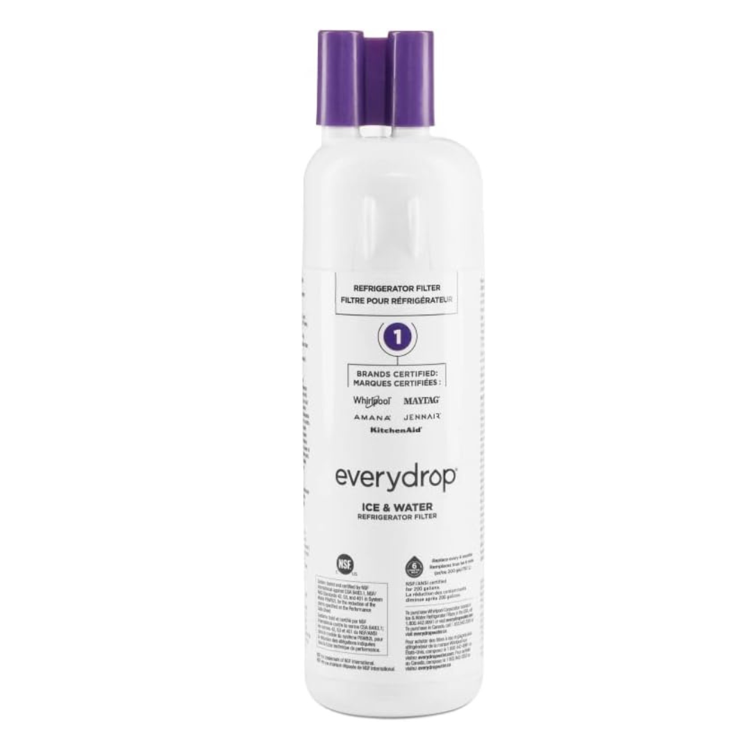 Everydrop by Whirlpool Ice and Water Refrigerator Filter 1, EDR1RXD1, Single-Pack , Purple - Image 4