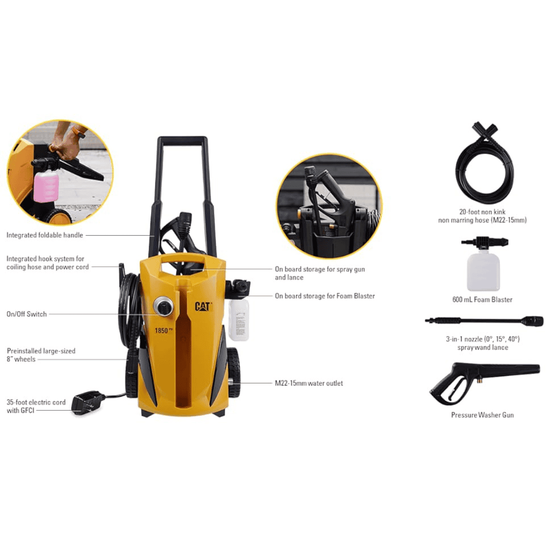 CAT 1850 PSI 1.4 GPM Electric Pressure Washer - Image 7