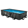 Summer Waves P41408361 14 x 8 Foot 36 Inch Elite Metal Frame Rectangular Above Ground Pool