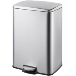 Innovaze MGCS-AS2003 13.2 Gal. /50 l Stainless Steel Rectangular Kitchen Step-on Trash Can