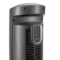 Lasko 2551 Wind Curve 42 in. 3-Speed Oscillating Platinum Tower Fan with Fresh Air Ionizer and Remote Control