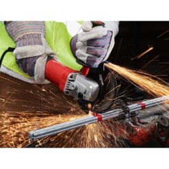 Milwaukee 6130-33 7 Amp Corded 4-1/2 in. Small Angle Grinder with Sliding Lock-On Switch