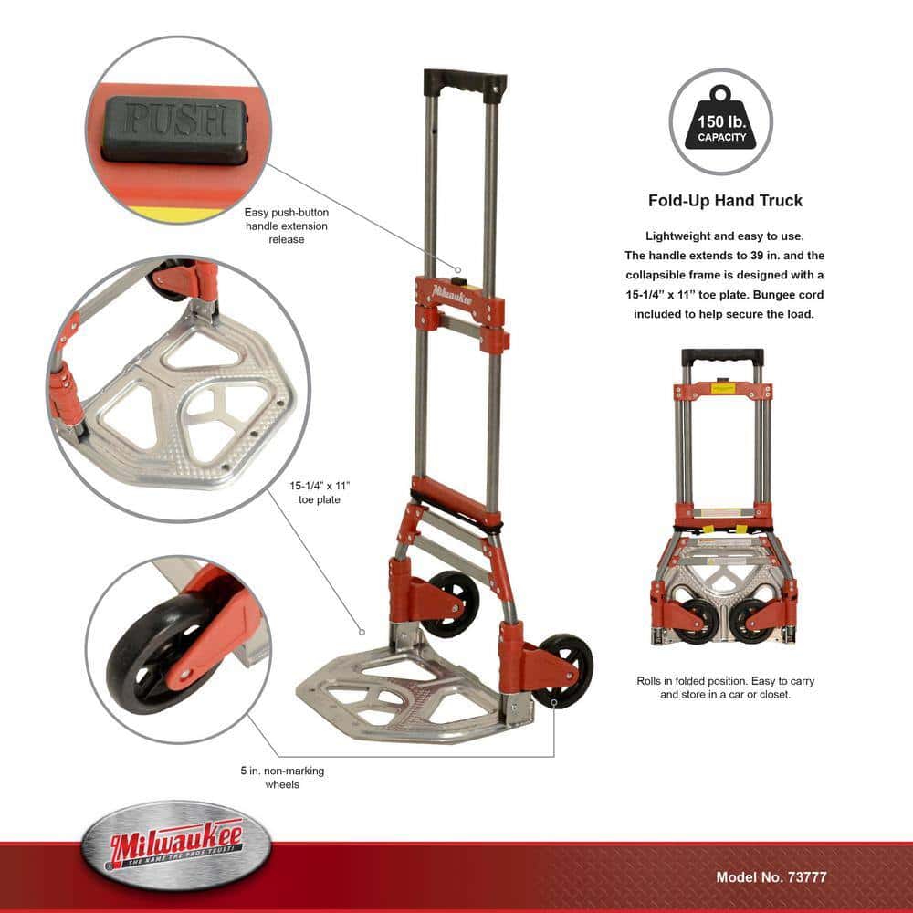 Milwaukee 73777 150 lbs. Fold-Up Truck