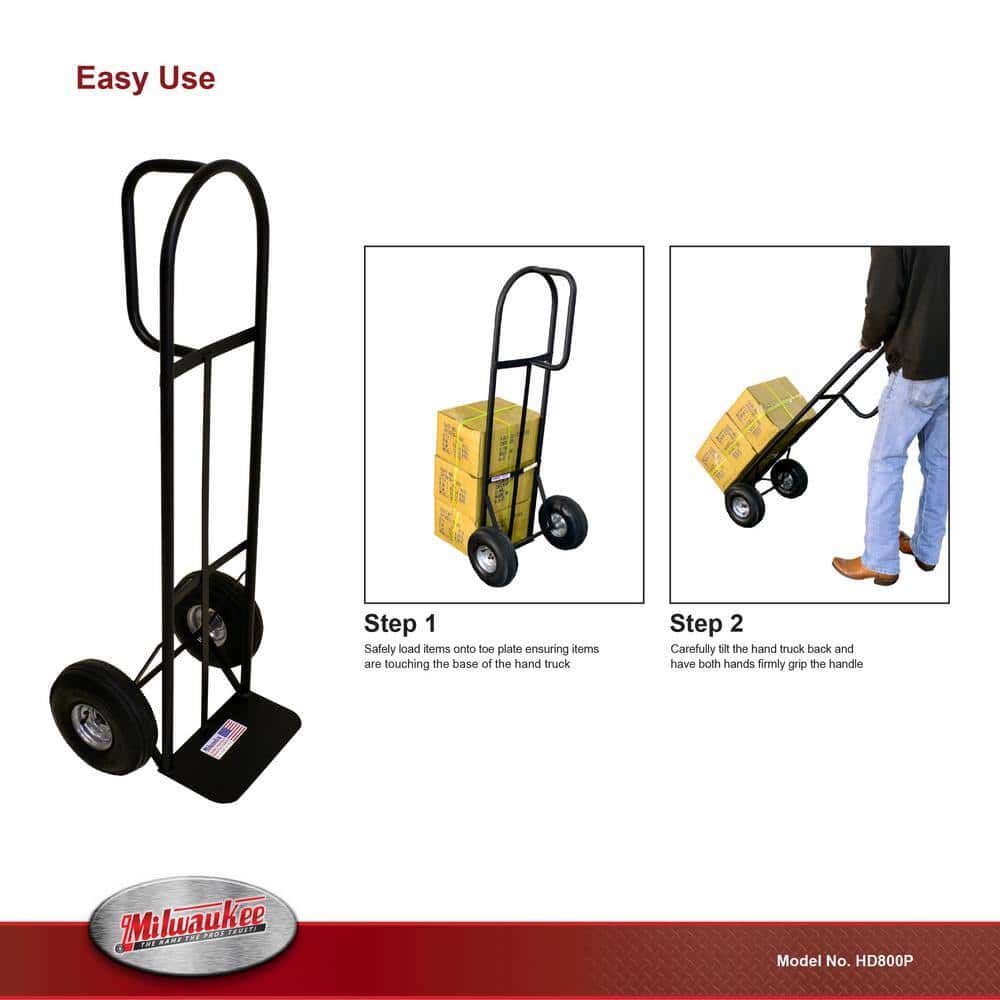 Milwaukee HD800P 800 lb. Capacity D-Handle Hand Truck