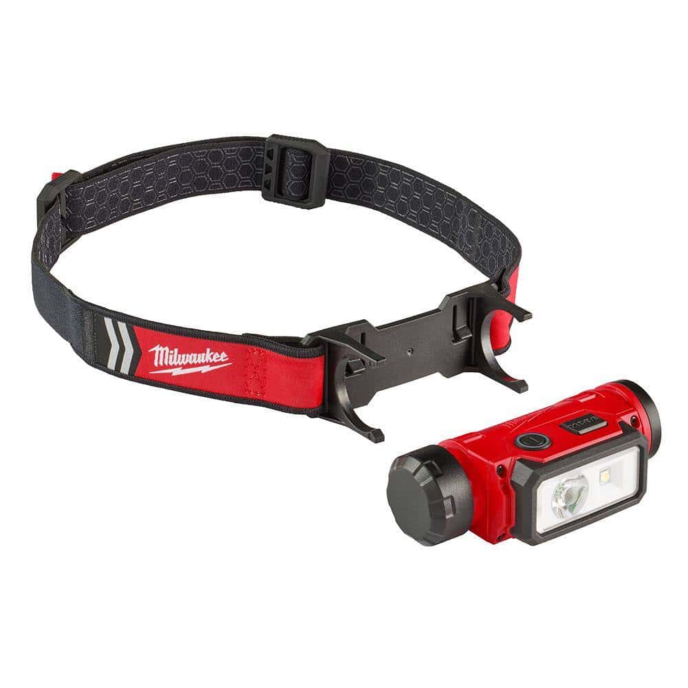 Milwaukee 2163-21 600 Lumens LED REDLITHIUM Hard Hat Headlamp